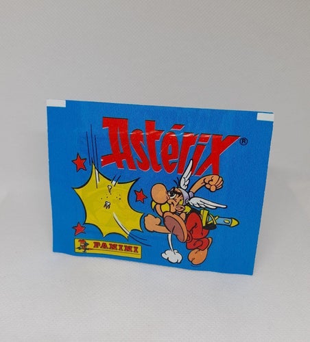Asterix : Oöppnat paket stickers. Panini 1987
