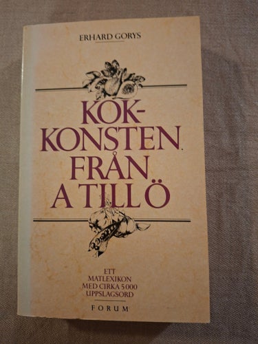Kokkonsten från A till Ö av Erhard Gorys, 1983