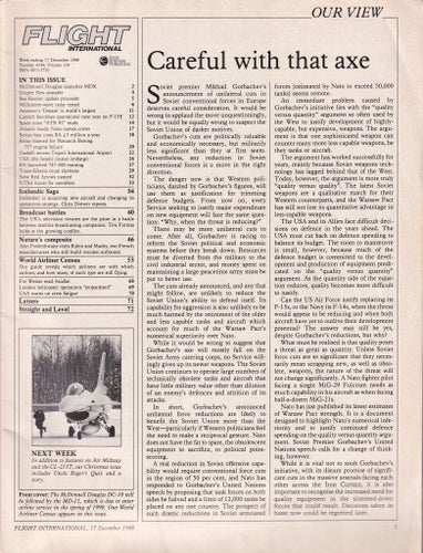 Tidskrift Flight International Dec/1988