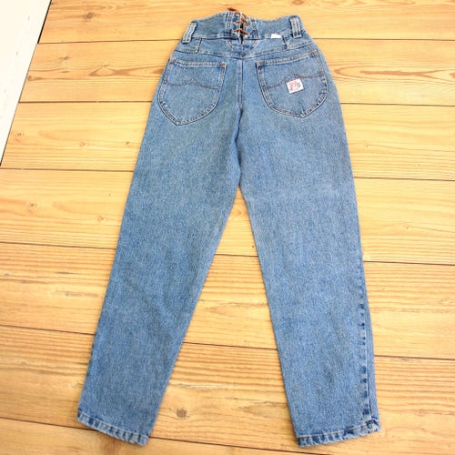 Joy Original Jeans Vintage 90-Tal Y2K Jeans Blå Storlek 36 Hög midja