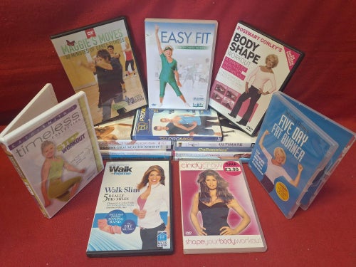 LAGERRENSNING - WORKOUT / WALK SLIM / DANCE FITNESS mfl PAKET [OLIKA SKICK] DVD