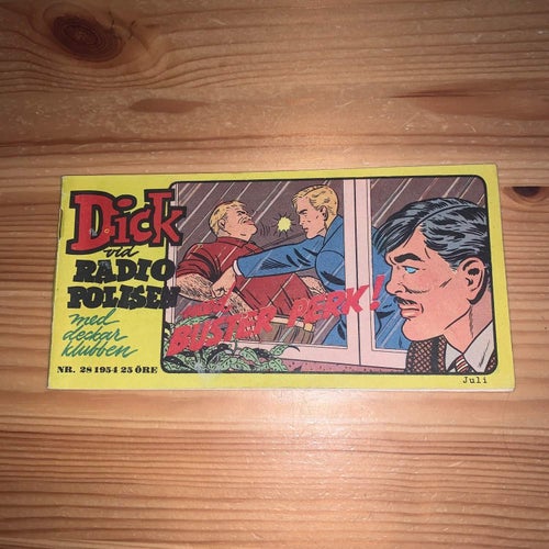 Dick vid radiopolisen 1954 nr 28 (baksidan saknas)