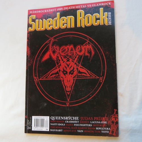 Sweden Rock Magazine - Nummer 34
