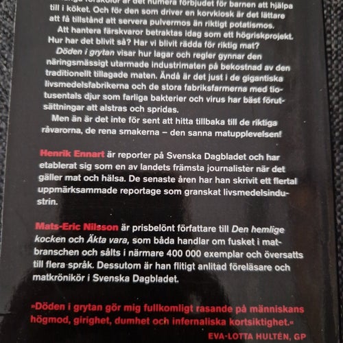 Döden i Grytan: Om vår rädsla för riktig mat av Henrik Ennart & Mats-Eric