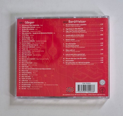 Astrid Lindgrens favoriter! Bästa sångerna och populäraste berättelser 2 CD