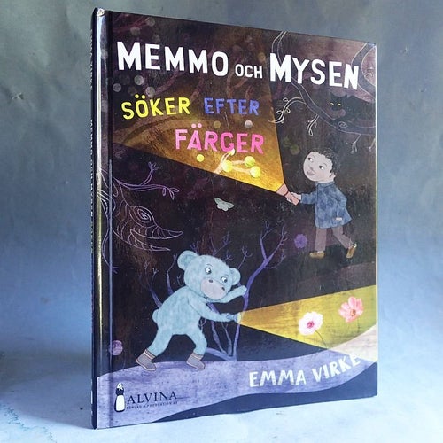 Memmo och Mysen söker efter färger. Emma Virke. Nyskick