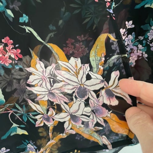 H&M svart kimono, storlek S