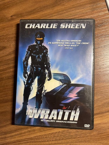 The Wraith (DVD) med Charlie Sheen Svensk Text