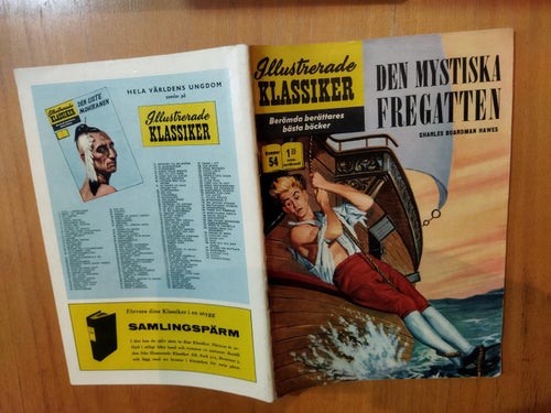 Illustrerade klassiker nr 54 Den mystiske fregatten Charles Boardman Hawes. VG+