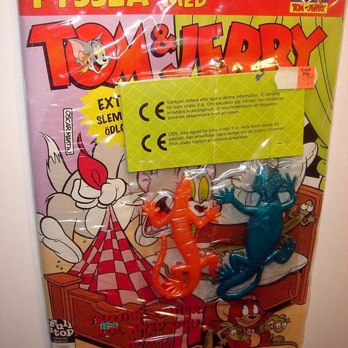 TOM & JERRY I ORIGINAL PLAST med leksak 2003 nr 7 ÖDLOR
