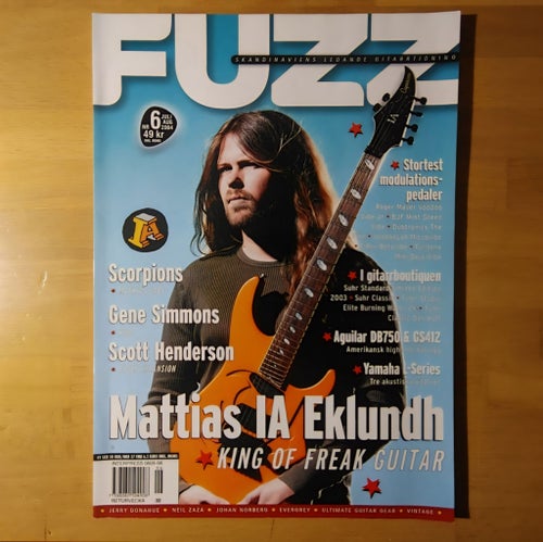 Fuzz - Mattias IA Eklundh, 2004 (Tidning, Gitarr, Musik, Freak Kitchen, Kiss)