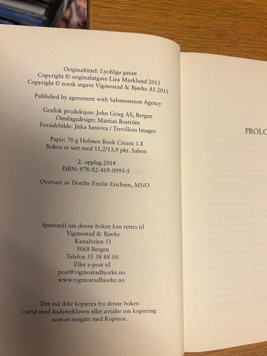 Fasadefall av Liza Marklund, bok, very fine plus
