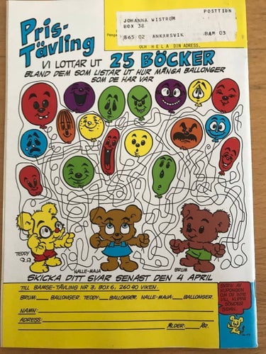 Bamse - Nr 3, 1985