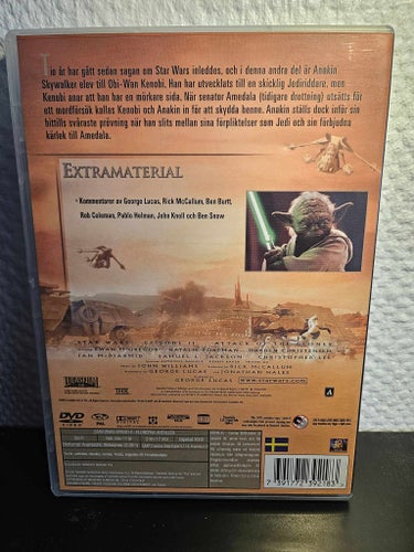 Star Wars Episode I–VI DVD Box (Sci-Fi 1999–2005) Svensk text PAL Region 1 och 2