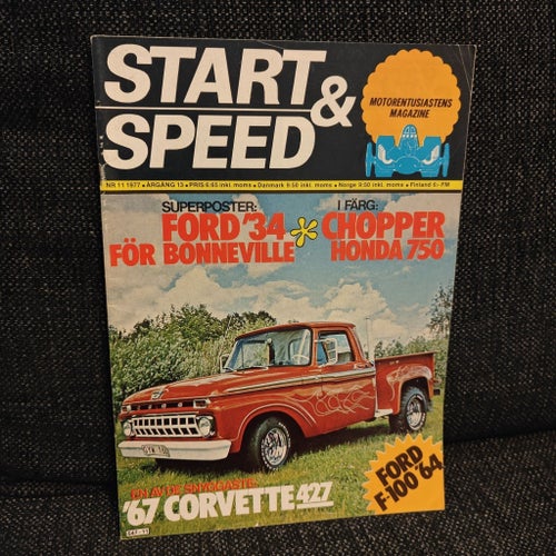 Start & Speed - Motorentusiastens Magazine, nr 11 år 1977