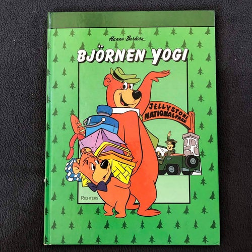 Björnen YOGI - Bilderbok - barnbok saga - retro vintage