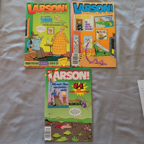 Larsson tidningar 1990