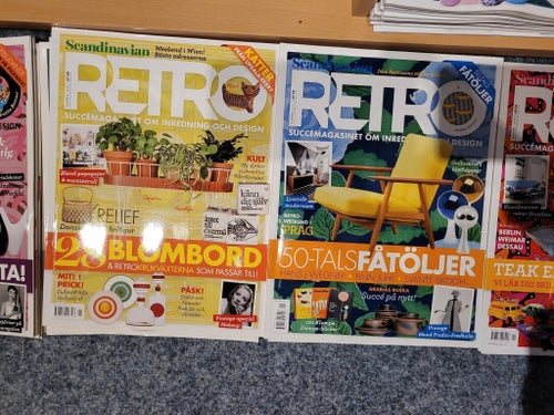 65 nummer av tidningen Retro