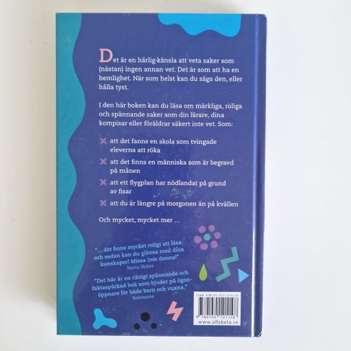Saker som (nästan) ingen vet av Bengt Fredrikson och Andreas Palmaer, 2019