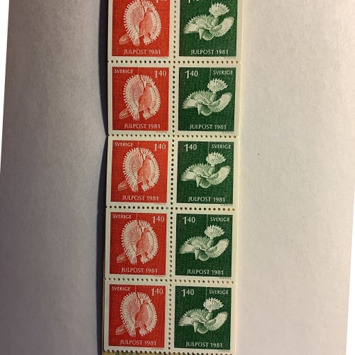 Häfte 324. Julpost 1981.