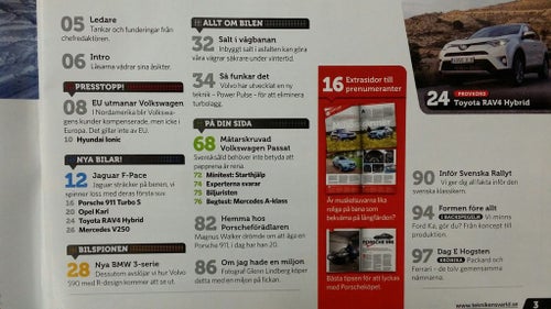 Teknikens Värld nr 5 2016: Range Rover Sport SVR, BMW X6 M, Porsche 996 guide