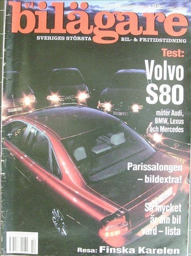Vi bilägare 1998/14.Volvo S80.VW Bora.Mercedes A-klass.Honda Accord.Peugeot 206