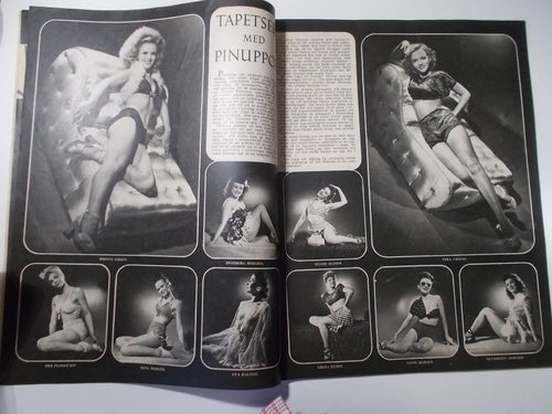 SE 24 1946 Dragspel JACK GILL/IVAN THELMÉ Pinuppor Krigsleksaker modeller Pudel