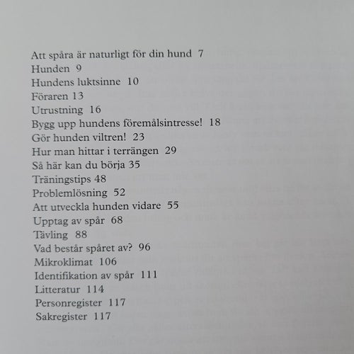Spårhundsboken Bok Hund Spårning