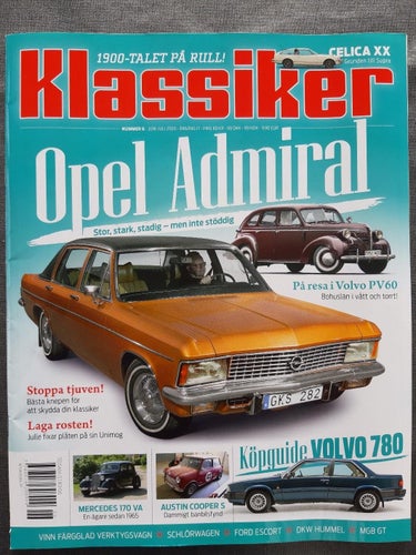 Klassiker 6 2020: Volvo PV60, Opel Admiral, Volvo 780, Mercedes 170 VA 1950