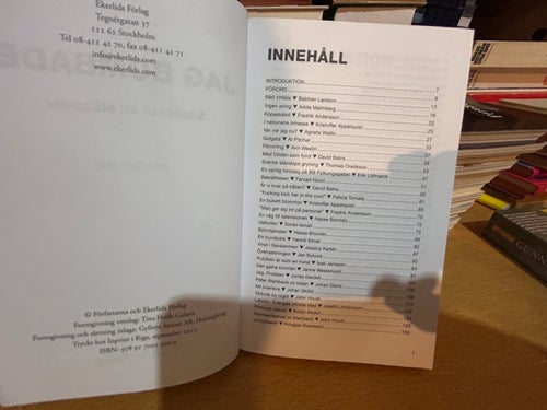 Jag bombade, scener ur ett ståuppliv, bok, Very Fine plus