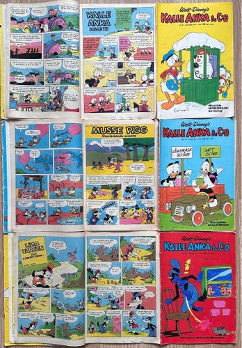 Walt Disney's KALLE ANKA & C:o, 1971, 9 st.