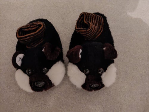Snygga hamstertofflor