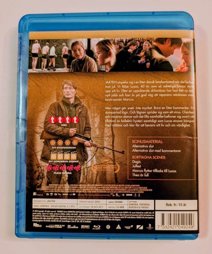 JAKTEN - Mads Mikkelsen - Spegelblank Bluray - billig frakt 12 kr !!!