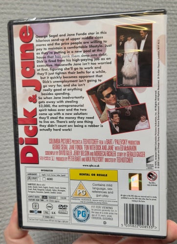 Fun with Dick & Jane (1977) INPLASTAD svensk text (Jane Fonda, George Segal) dvd