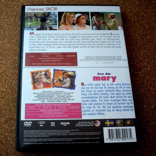 DVD-film 2st I Hennes Skor & Den Där Mary