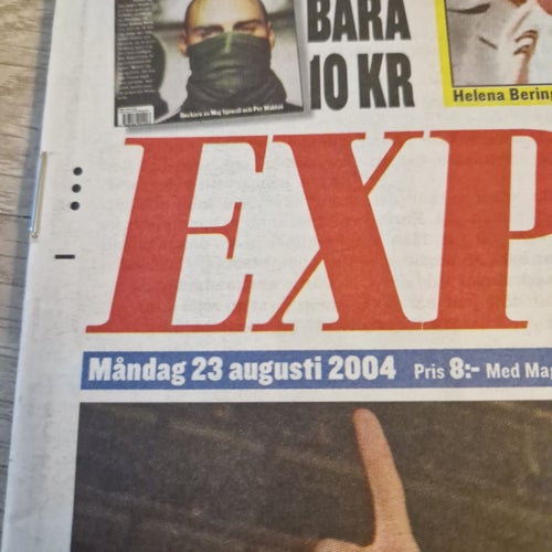Expressen Tidning från Måndag 23 augusti 2004