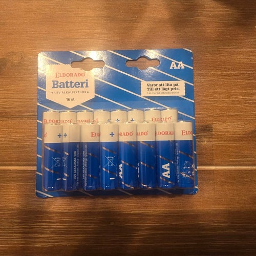 Eldorado AA Batterier 16 st