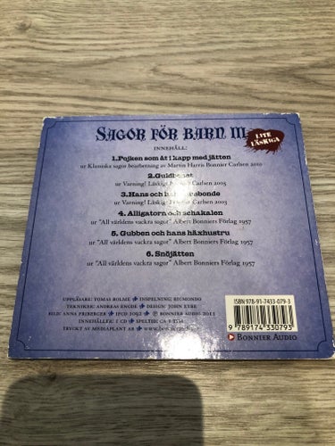 Sagor för barn CD - Klassiska sagor