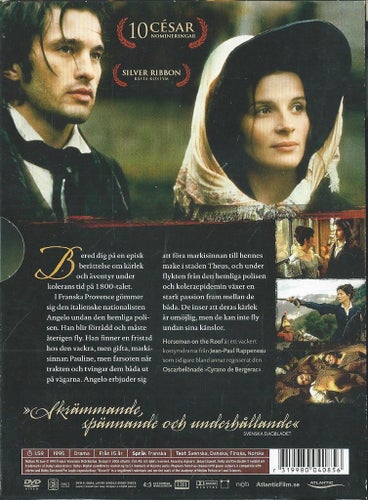 THE HORSEMAN ON THE ROOF - JULIETTE BINOCHE - DIGIPACK