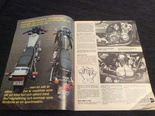 MC NYTT Nr 9 1979 CROSS,Sverige GP på Gelleråsen,Triumph Trike,DUCATI,HONDA