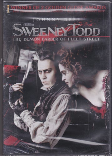 DVD / Sweeney Todd / Johnny Depp, Helena Bonham Carter / Ny & Inplastad
