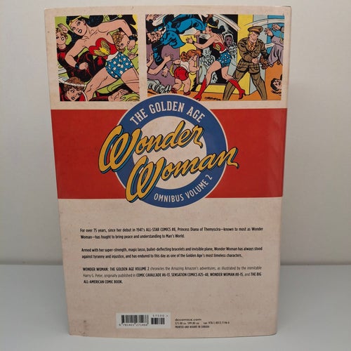 Wonder Woman: The Golden Age Omnibus Volym 2 Hårdpärm skyddsomslag 2017