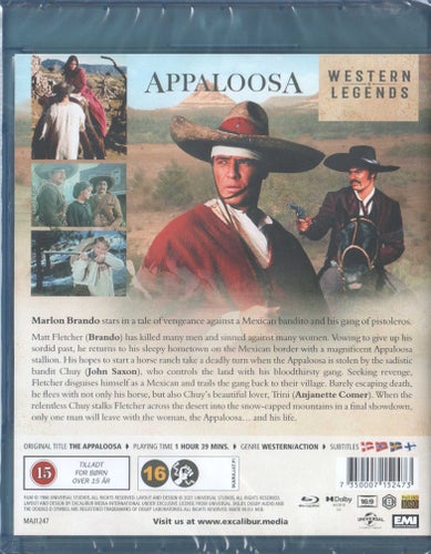 The Appaloosa 1966 Blu-ray NY