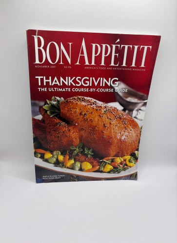 Bon Appétit Magazine – November 2001 – Thanksgiving Special