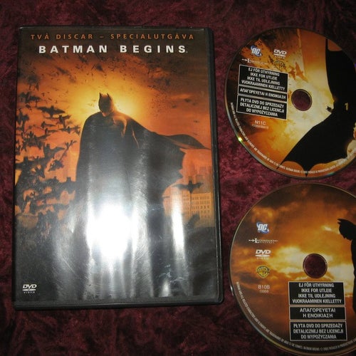 BATMAN BEGINS (CHRISTIAN BALE,MICHAEL CAINE) 2-DISC DVD REG2
