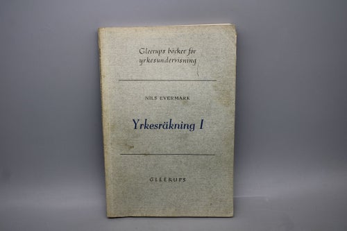 Yrkesräkning 1 av Nils Evermark 1955