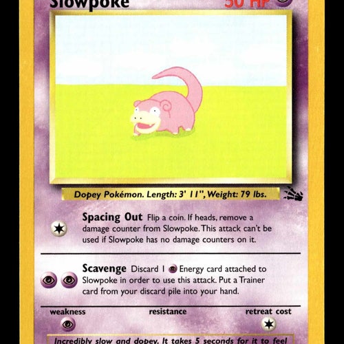Slowpoke - 55/62 - Common Fossil Pokemon
