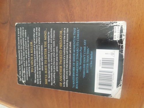Silence of the lamps paperback thomas harris