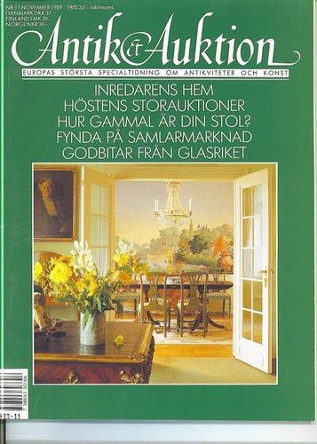Antik & Auktion 11/1989 - Karaffer, laggade kärl m m