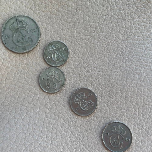 5st Svenska mynt från 1971-1973